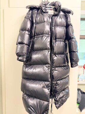 Moncler down jacket, black